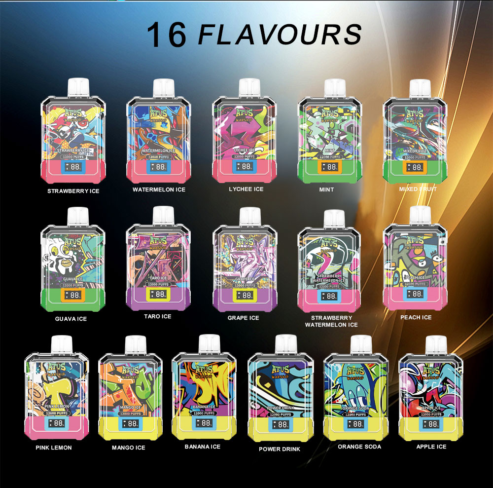 DE013A Vaper Desechable Puffs 12000 Caladas Vapers ATVS Vape