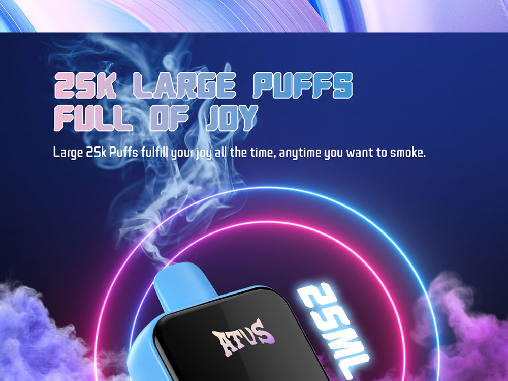 DE022 Vaper Desechable Puffs 25000 Caladas Vapers ATVS Vape